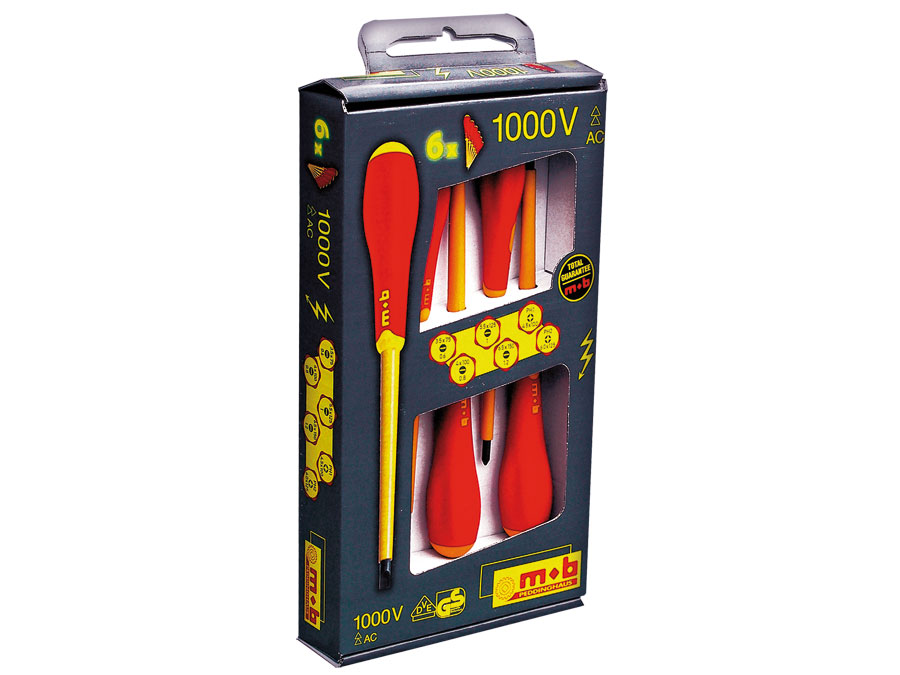 Set 6 surubelnite VDE 1000 V pentru electricieni